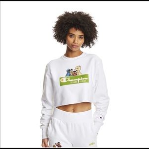 Champion X Sesame Street Cropped Pullover